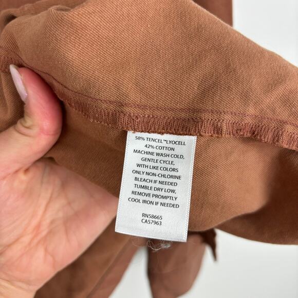 UTILITY CORE Treasure & Bond Jacket – Rust Tencel Blend Layer – Women’s 1X - Picture 4 of 6